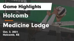 Holcomb  vs Medicine Lodge  Game Highlights - Oct. 2, 2021
