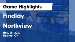 Findlay  vs Northview  Game Highlights - Nov. 25, 2020