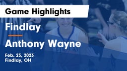 Findlay  vs Anthony Wayne  Game Highlights - Feb. 23, 2023