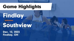 Findlay  vs Southview  Game Highlights - Dec. 12, 2023