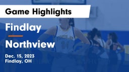 Findlay  vs Northview  Game Highlights - Dec. 15, 2023
