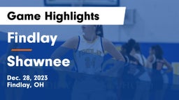 Findlay  vs Shawnee  Game Highlights - Dec. 28, 2023
