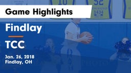 Findlay  vs TCC Game Highlights - Jan. 26, 2018