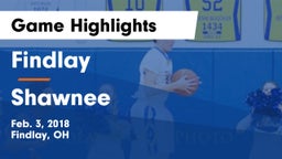Findlay  vs Shawnee Game Highlights - Feb. 3, 2018