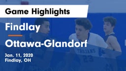 Findlay  vs Ottawa-Glandorf  Game Highlights - Jan. 11, 2020