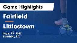 Fairfield  vs Littlestown Game Highlights - Sept. 29, 2022