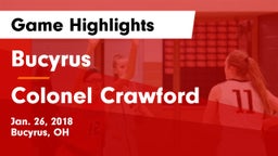 Bucyrus  vs Colonel Crawford  Game Highlights - Jan. 26, 2018
