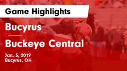 Bucyrus  vs Buckeye Central  Game Highlights - Jan. 5, 2019