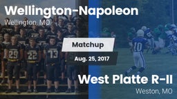 Matchup: Wellington-Napoleon vs. West Platte R-II  2017