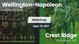 Matchup: Wellington-Napoleon vs. Crest Ridge  2017