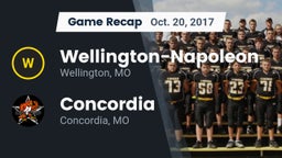 Recap: Wellington-Napoleon  vs. Concordia  2017