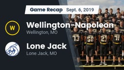 Recap: Wellington-Napoleon  vs. Lone Jack  2019