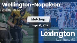 Matchup: Wellington-Napoleon vs. Lexington  2019