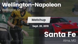 Matchup: Wellington-Napoleon vs. Santa Fe  2019