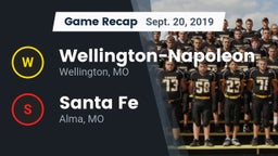 Recap: Wellington-Napoleon  vs. Santa Fe  2019