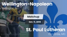 Matchup: Wellington-Napoleon vs. St. Paul Lutheran  2019