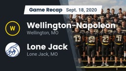 Recap: Wellington-Napoleon  vs. Lone Jack  2020