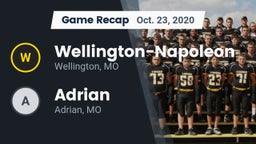 Recap: Wellington-Napoleon  vs. Adrian  2020
