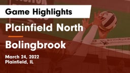 Plainfield North  vs Bolingbrook  Game Highlights - March 24, 2022