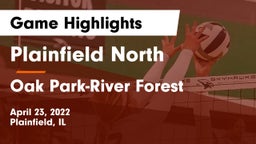 Plainfield North  vs Oak Park-River Forest  Game Highlights - April 23, 2022