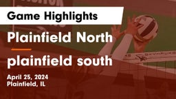Plainfield North  vs plainfield south Game Highlights - April 25, 2024