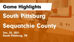 South Pittsburg  vs Sequatchie County  Game Highlights - Jan. 25, 2021