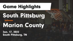 South Pittsburg  vs Marion County  Game Highlights - Jan. 17, 2022