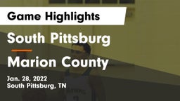South Pittsburg  vs Marion County  Game Highlights - Jan. 28, 2022