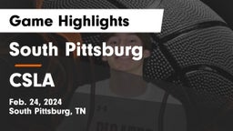 South Pittsburg  vs CSLA Game Highlights - Feb. 24, 2024