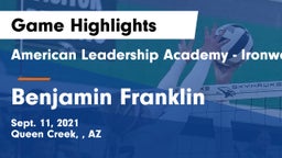 American Leadership Academy - Ironwood vs Benjamin Franklin  Game Highlights - Sept. 11, 2021