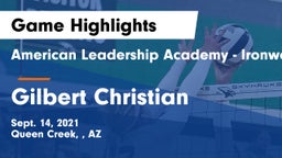 American Leadership Academy - Ironwood vs Gilbert Christian  Game Highlights - Sept. 14, 2021