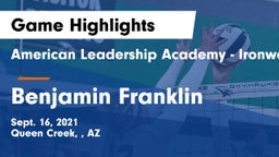 American Leadership Academy - Ironwood vs Benjamin Franklin  Game Highlights - Sept. 16, 2021