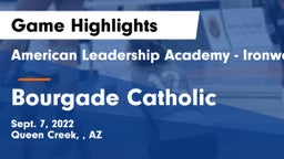 American Leadership Academy - Ironwood vs Bourgade Catholic  Game Highlights - Sept. 7, 2022