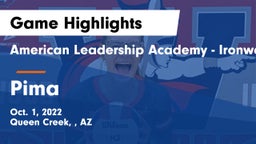 American Leadership Academy - Ironwood vs Pima  Game Highlights - Oct. 1, 2022
