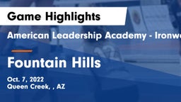 American Leadership Academy - Ironwood vs Fountain Hills  Game Highlights - Oct. 7, 2022