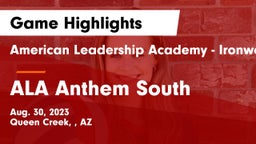 American Leadership Academy - Ironwood vs ALA Anthem South Game Highlights - Aug. 30, 2023