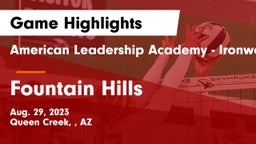 American Leadership Academy - Ironwood vs Fountain Hills  Game Highlights - Aug. 29, 2023