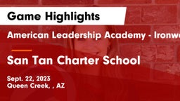 American Leadership Academy - Ironwood vs San Tan Charter School Game Highlights - Sept. 22, 2023