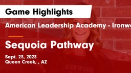 American Leadership Academy - Ironwood vs Sequoia Pathway Game Highlights - Sept. 23, 2023