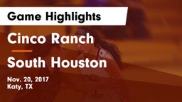 Cinco Ranch  vs South Houston  Game Highlights - Nov. 20, 2017