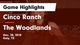 Cinco Ranch  vs The Woodlands Game Highlights - Dec. 28, 2018