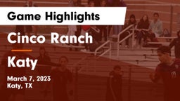 Cinco Ranch  vs Katy  Game Highlights - March 7, 2023