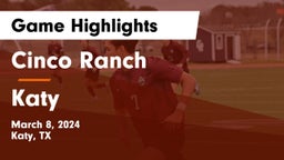 Cinco Ranch  vs Katy  Game Highlights - March 8, 2024