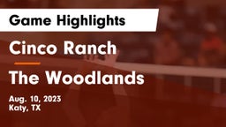 Cinco Ranch  vs The Woodlands  Game Highlights - Aug. 10, 2023