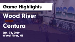 Wood River  vs Centura  Game Highlights - Jan. 31, 2019