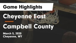 Cheyenne East  vs Campbell County  Game Highlights - March 5, 2020