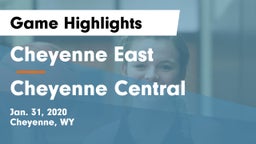 Cheyenne East  vs Cheyenne Central  Game Highlights - Jan. 31, 2020