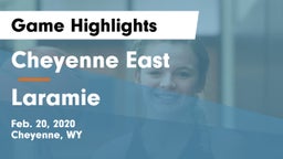 Cheyenne East  vs Laramie  Game Highlights - Feb. 20, 2020