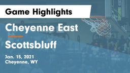 Cheyenne East  vs Scottsbluff  Game Highlights - Jan. 15, 2021