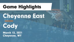 Cheyenne East  vs Cody Game Highlights - March 13, 2021